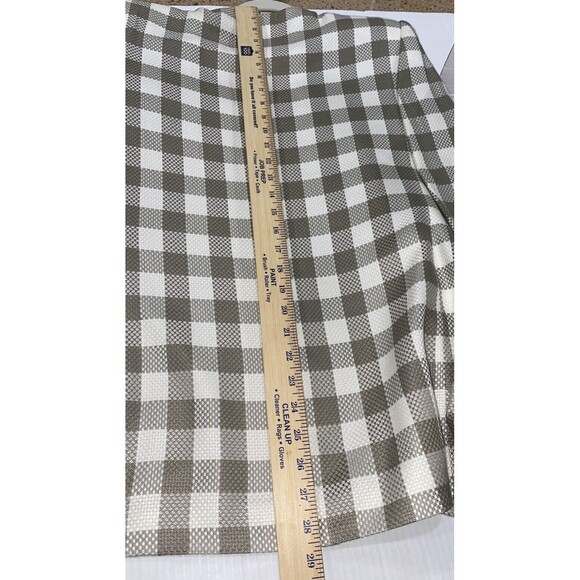 Vintage Jaqueline Ferrar Blazer Womens Size 16 Taupe White Double Breast Checker - Picture 10 of 12